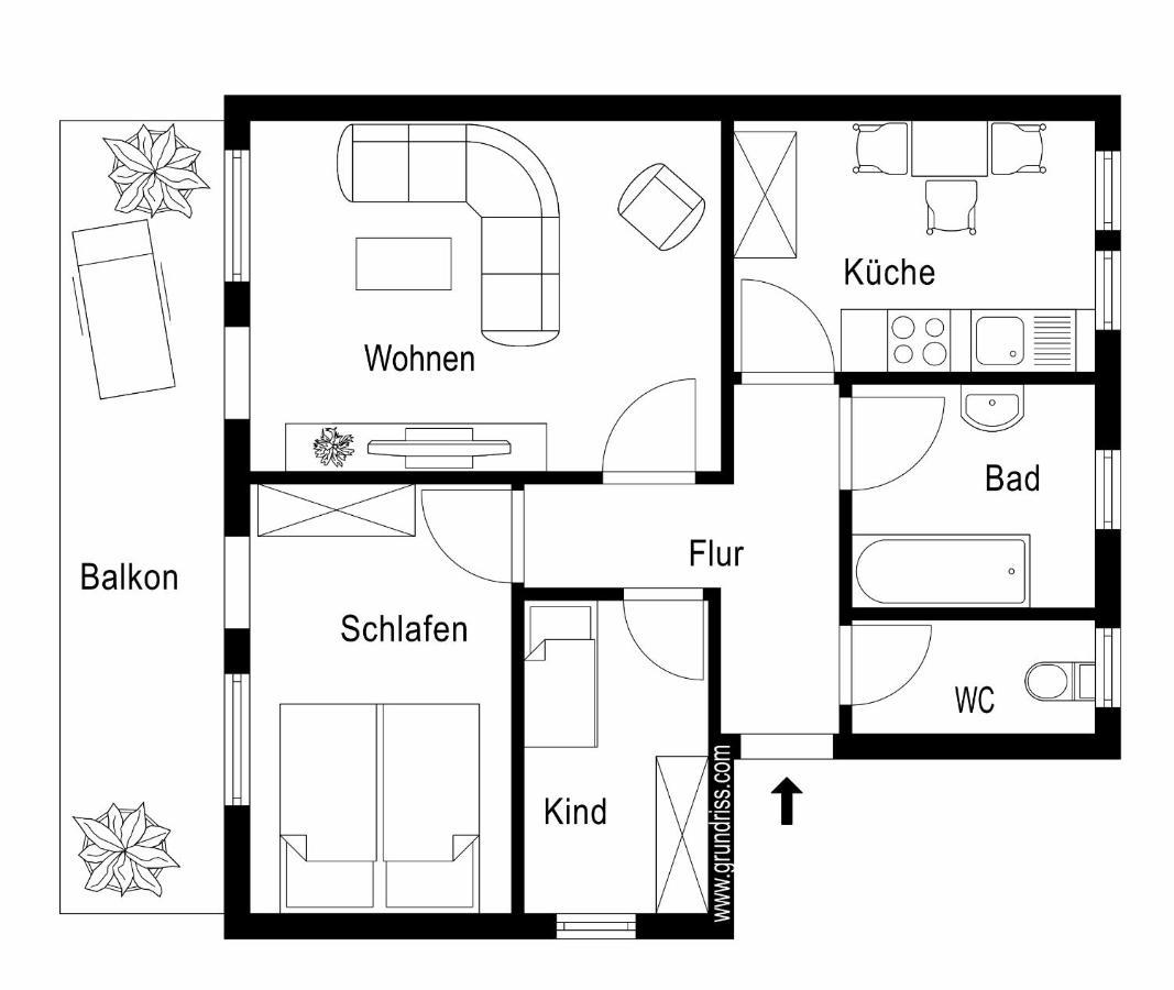 Ferienwohnung Asenberg 바트잘츠우프렌 외부 사진